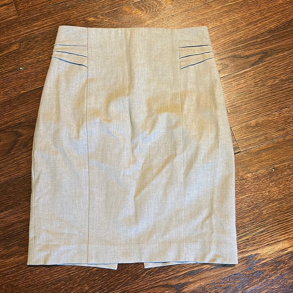 Grey Pencil Skirt (altered)